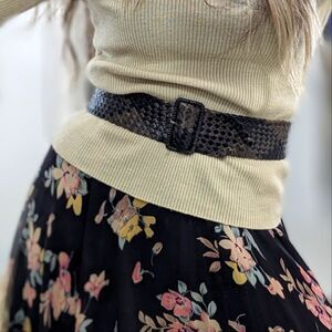 Vintage Mulberry Woven Belt